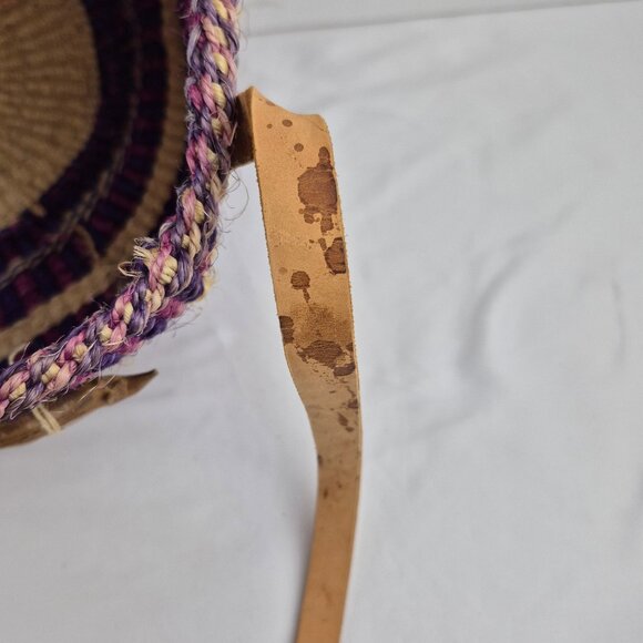 Vintage Handwoven Sisal Tote Market Bag from Kenya - Picture 10 of 16